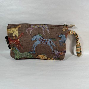 Laurel Burch Dancing Horses Wristlet
